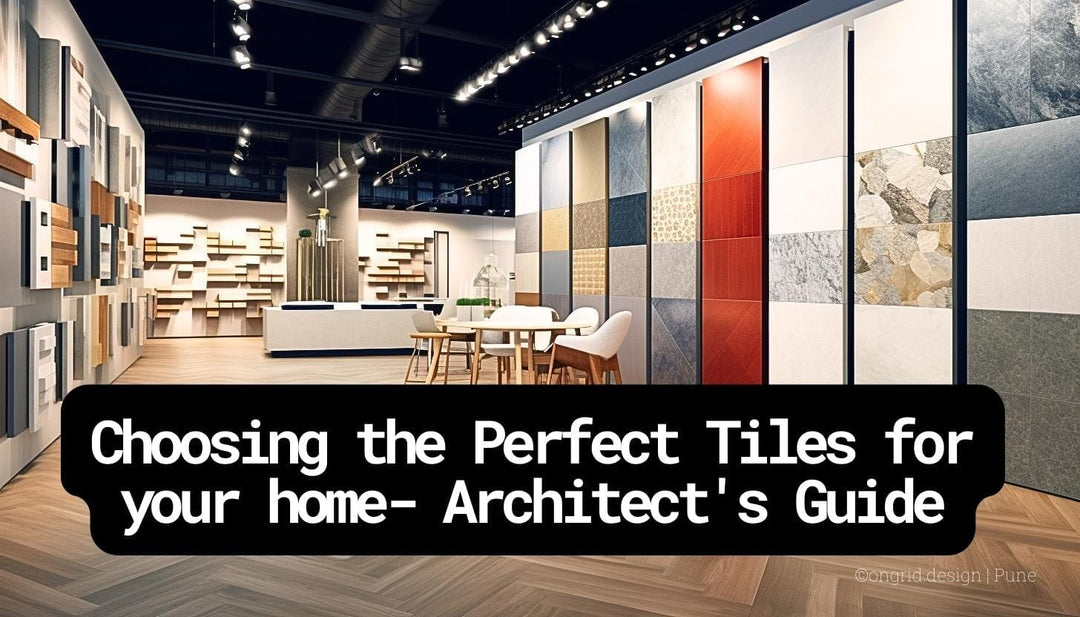 Guide cover for selecting tiles for home by OnGrid Design