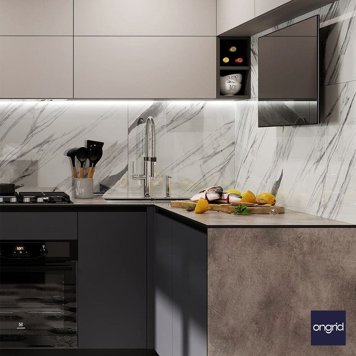 Coastal Kitchen Design: Bright and Breezy | 16' x 9' ongrid.design