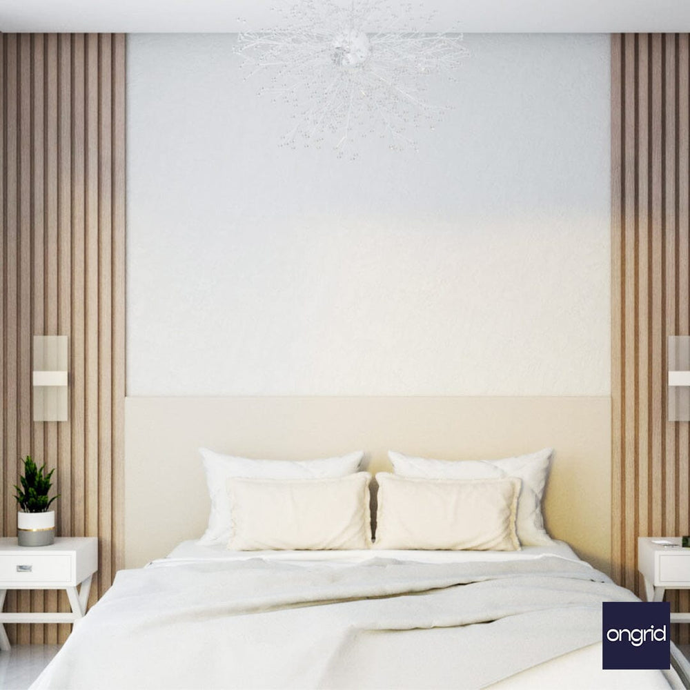 Simple Bedroom Design for Minimalists | 12' x 12' ongrid.design 