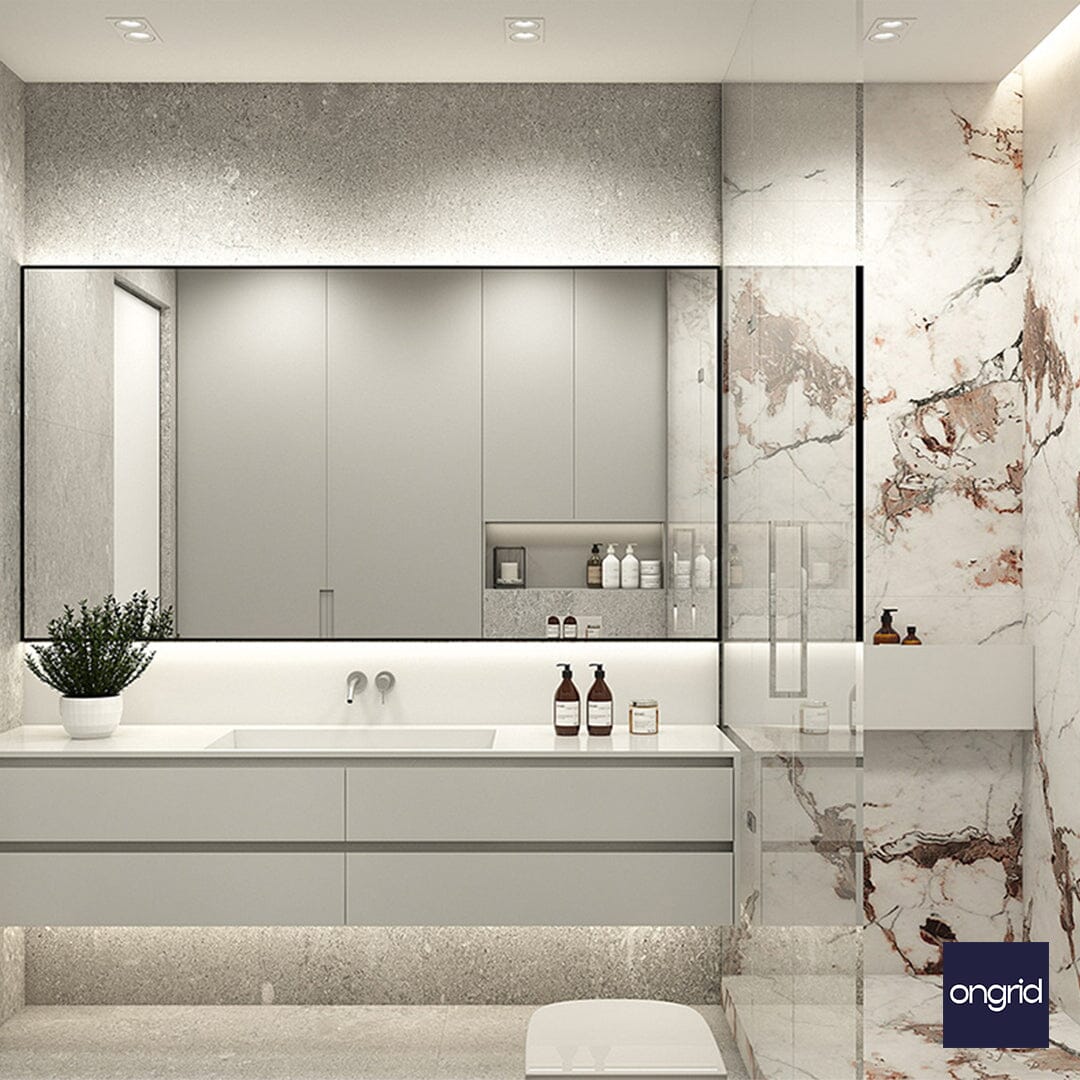 Small Toilet and Bathroom Ideas: Optimizing Space with Style - 9' x 9' ongrid.design