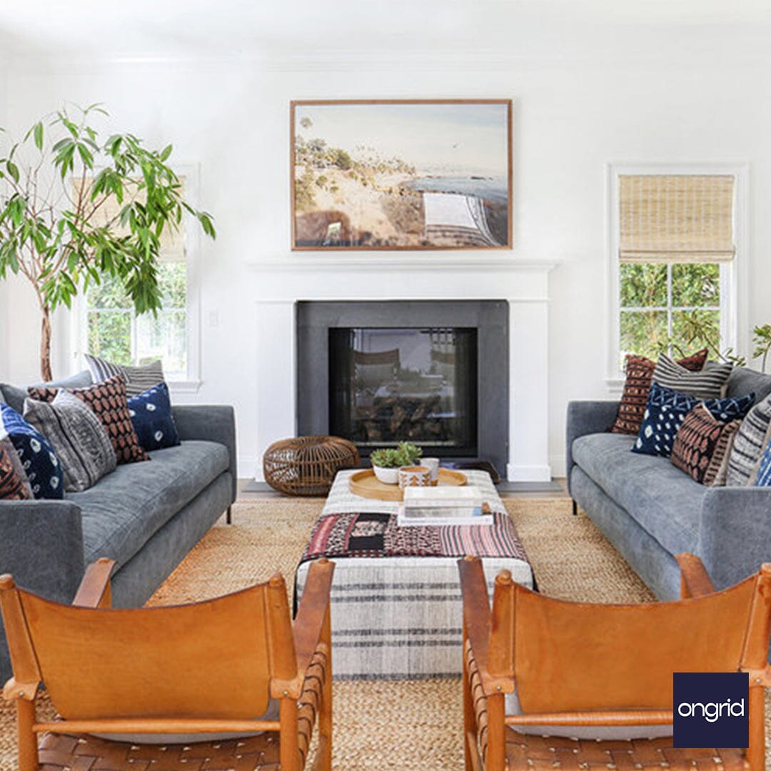 Balanced Furniture Layout for 18' x 16' Living Room – Ongrid Design