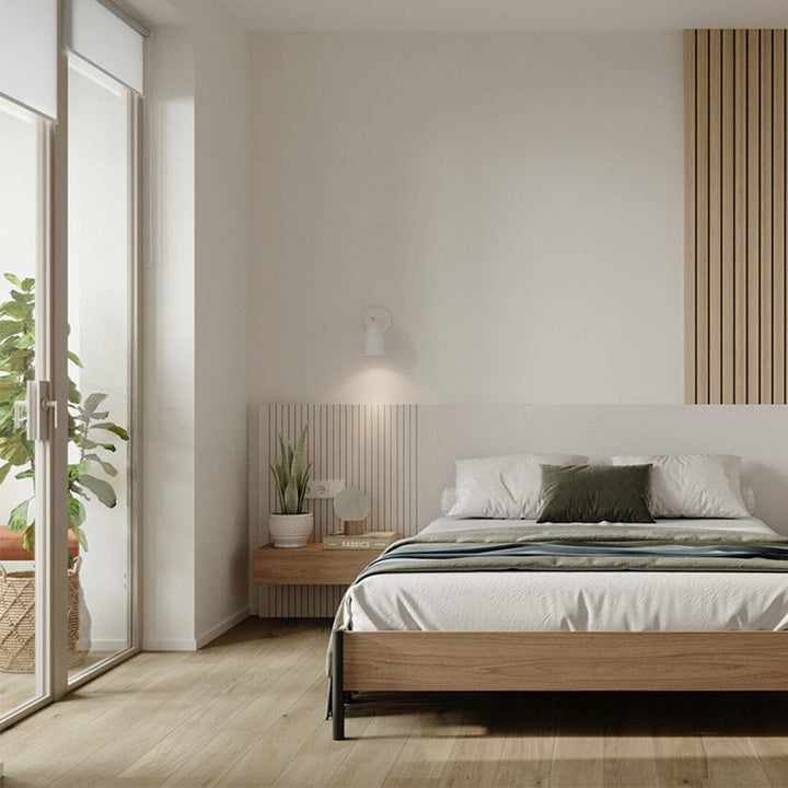 Urban Chic Bedroom Revamp| 13' x 12' ongrid.design