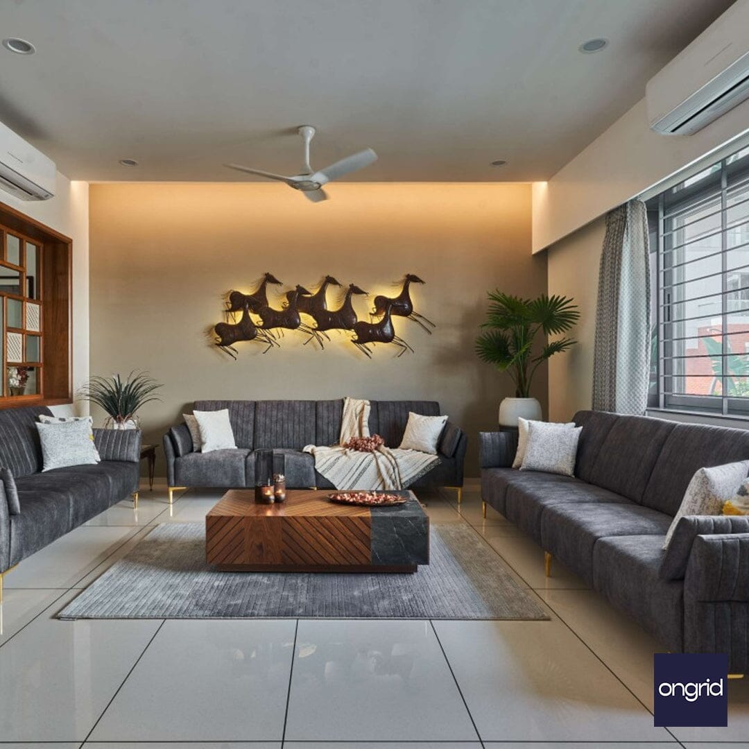 Pop Design Ideas for a Modern 19x15 Living Room | Ongrid Design ongrid.design