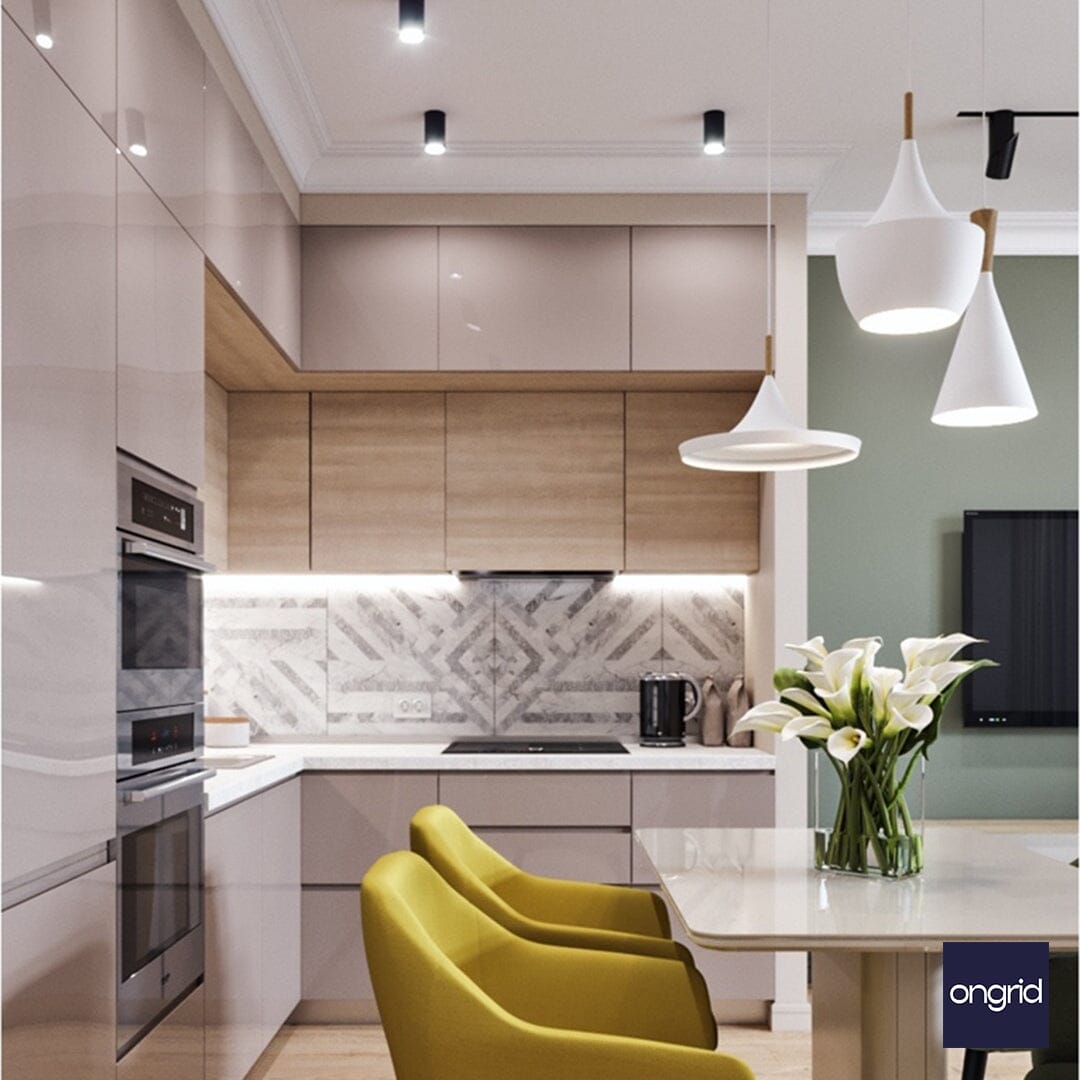 Scandinavian Kitchen Design: Clean and Bright | 12' x 10' ongrid.design 
