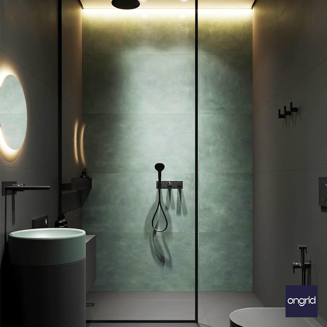 Toilet and Bathroom Design: Merging Function with Aesthetic - 12' x 8' ongrid.design