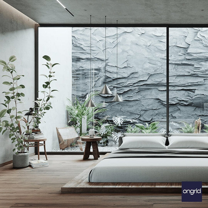 Zen Bedroom Sanctuaries Design | 19' x 15' ongrid.design
