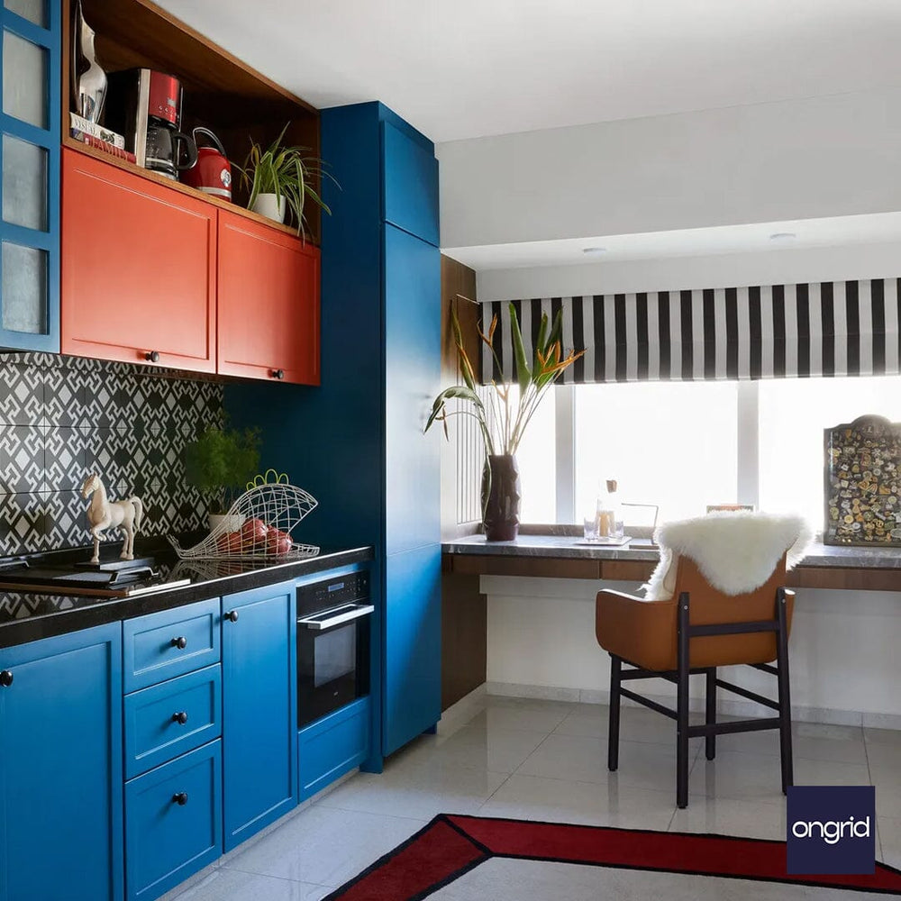 17x9 Modular Kitchen Design with Photos ongrid.design