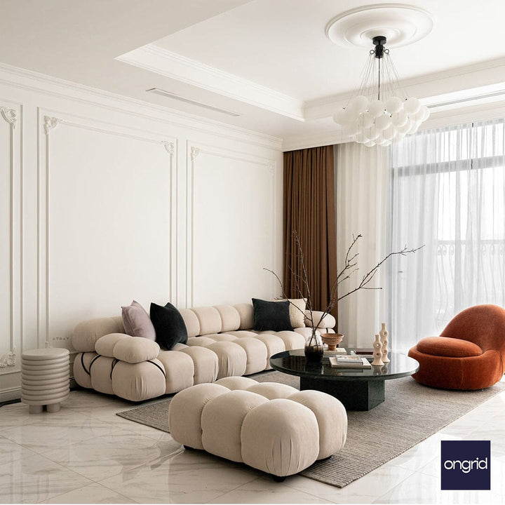 Drawing Room Wall Design Inspirations - 16' x 14' | Ongrid.Design ongrid.design