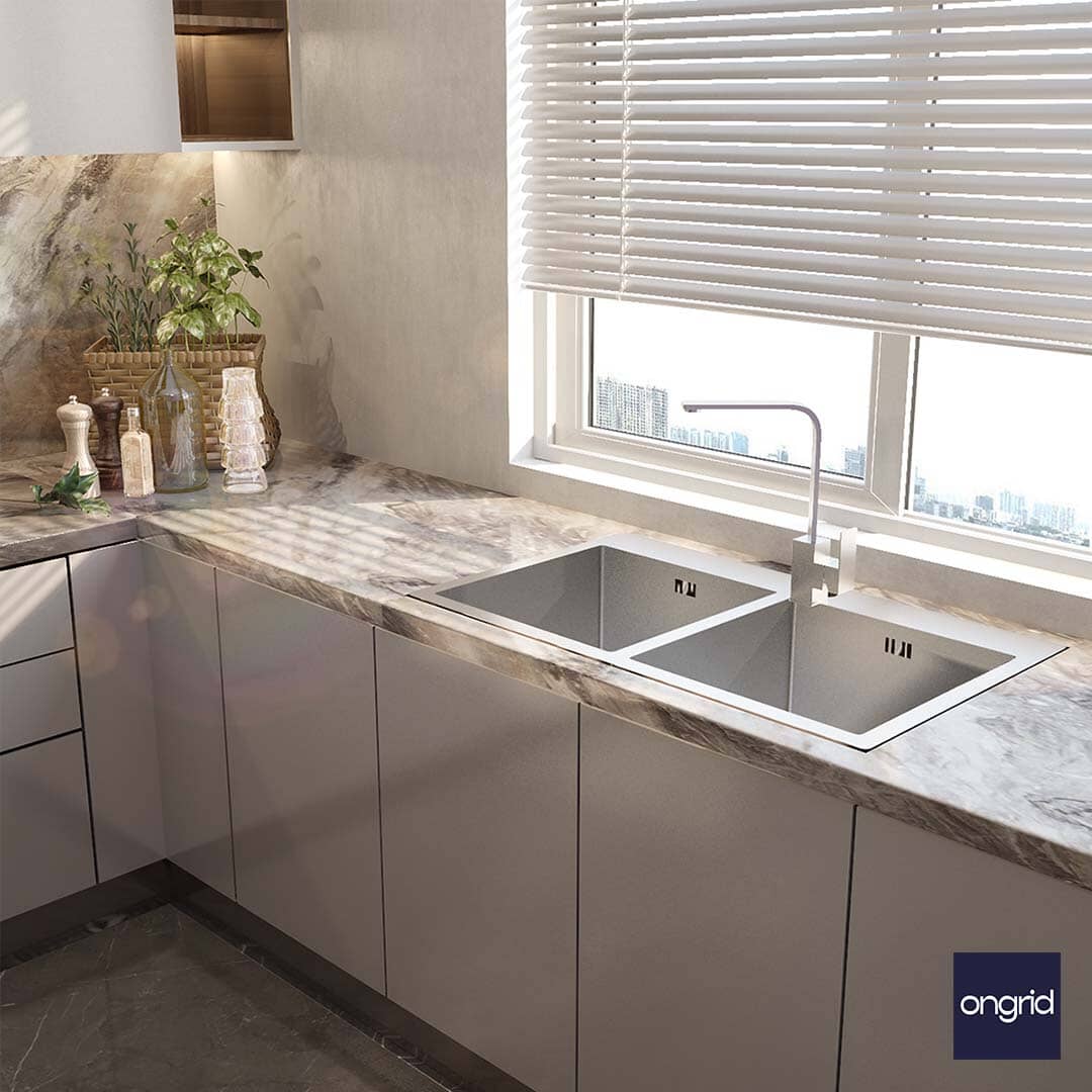 Modular Kitchen Design: Enhance Functionality and Style | 14' x 12' ongrid.design