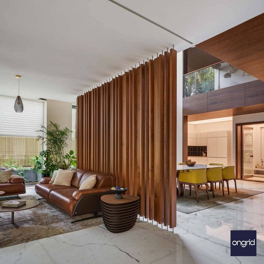 Drawing Room Interior Design for an Artistic 17x16 Space | Ongrid Design ongrid.design