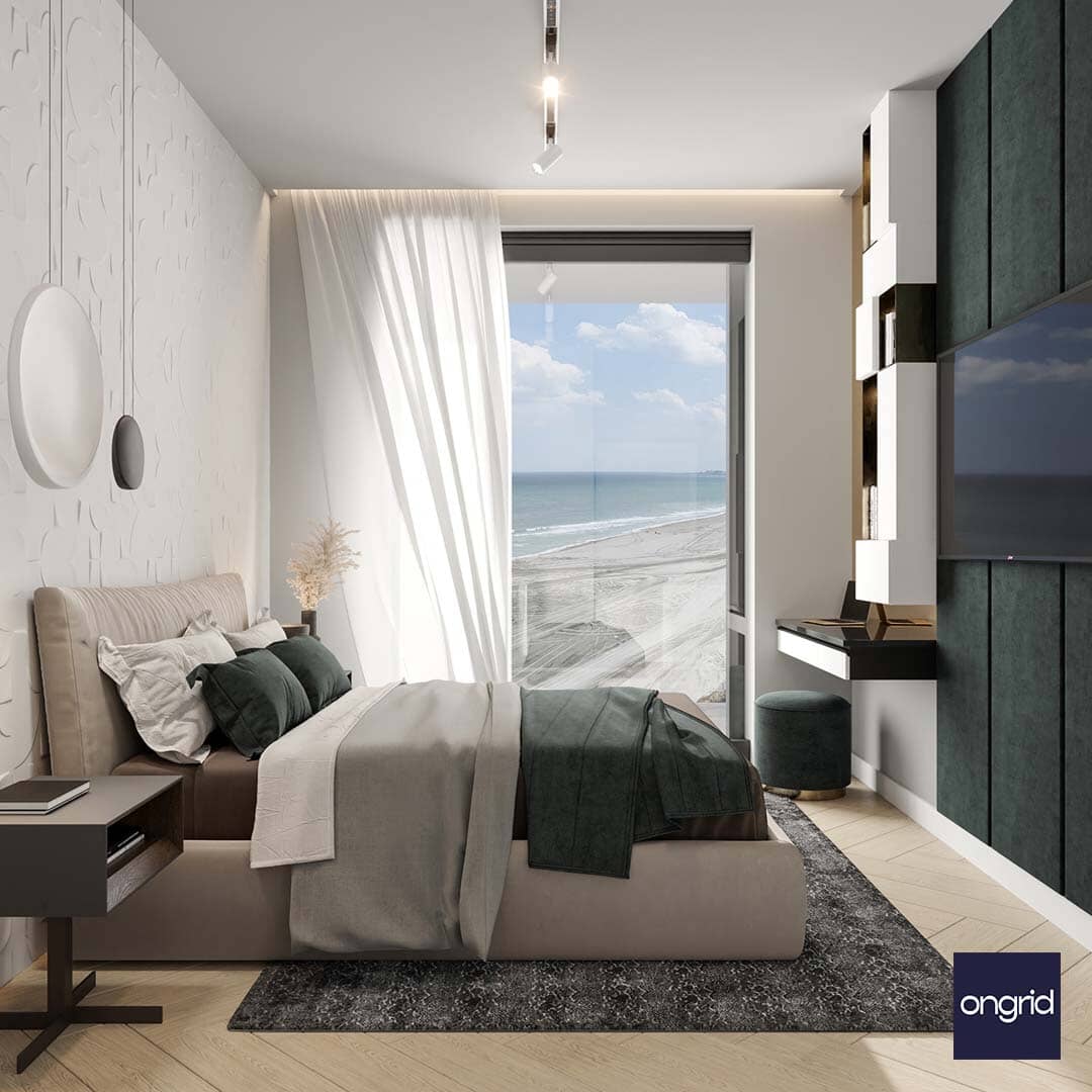 Contemporary Indian Bedroom Design | 15' x 12' ongrid.design