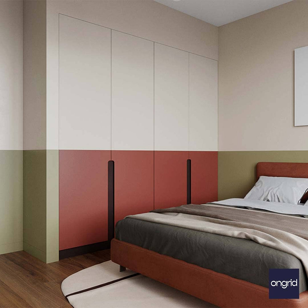 Compact Bedroom Solution Design | 15' x 12' ongrid.design