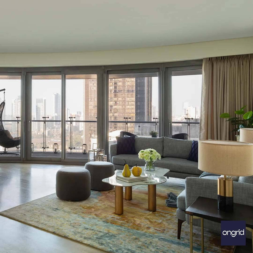 Luxurious Living Room Decor with 3-Seater Upholstered Sofa | Ongrid Design ongrid.design