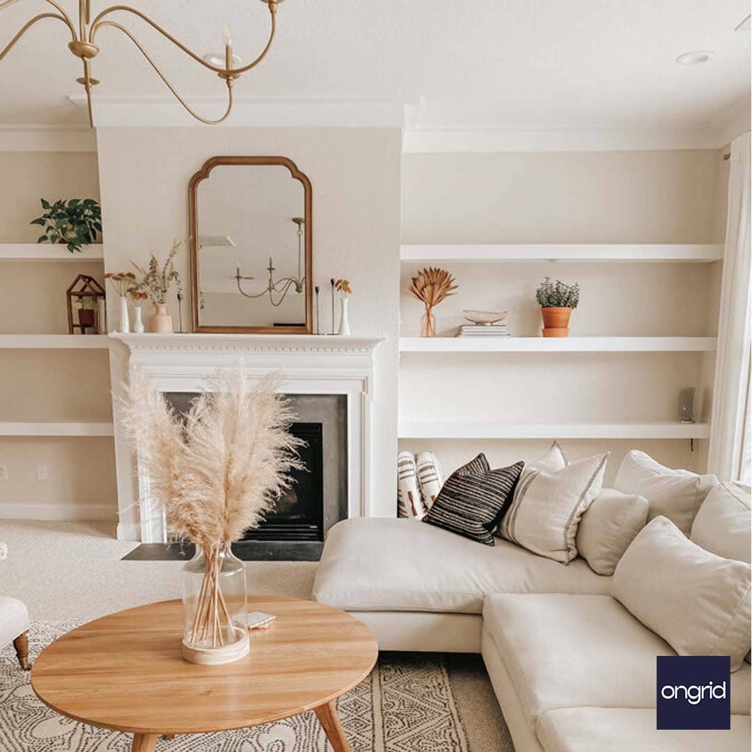 Pop Ceiling Designs: Bringing Elegance to Your Living Room - 22' x 16' | Ongrid.Design ongrid.design