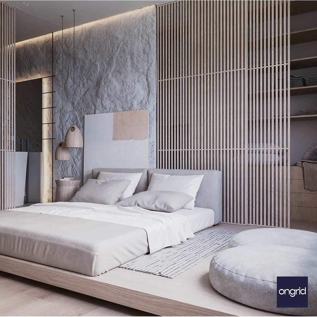 Artistic Boho Bedroom Design | 12' x 10' ongrid.design
