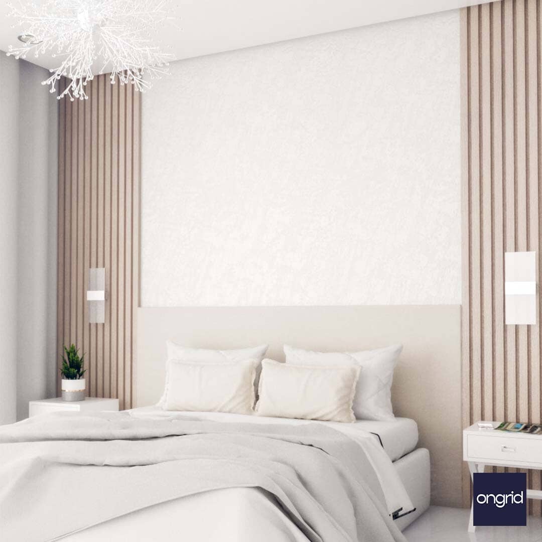 Simple Bedroom Design for Minimalists | 12' x 12' ongrid.design 