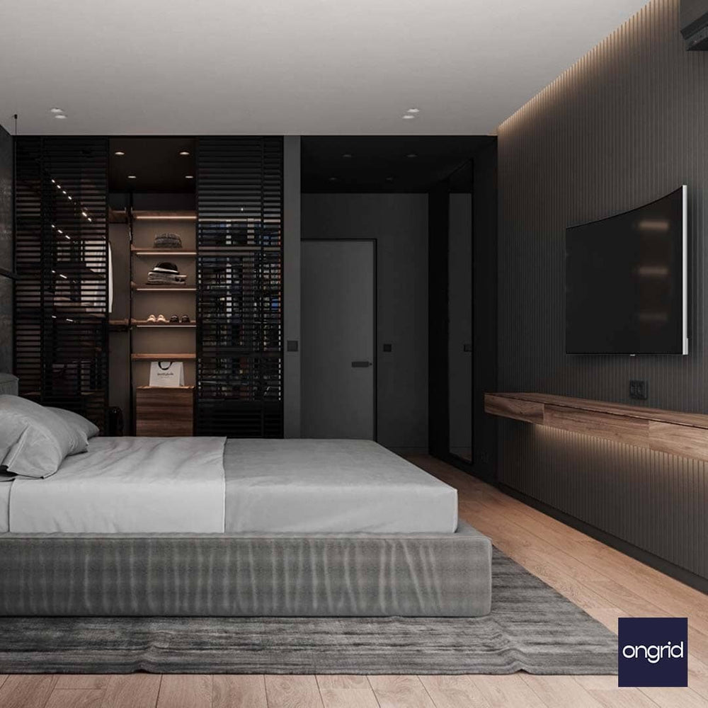 Eclectic Bedroom Design Design | 18' x 13' ongrid.design