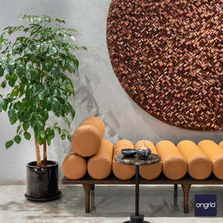 Modern 16x16 Living Room with 3 Seater Sofa Arrangement | Ongrid Design ongrid.design