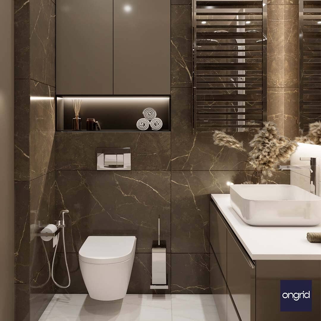 Luxury Squat Toilet Design: Tradition meets Elegance - 9' x 7' ongrid.design