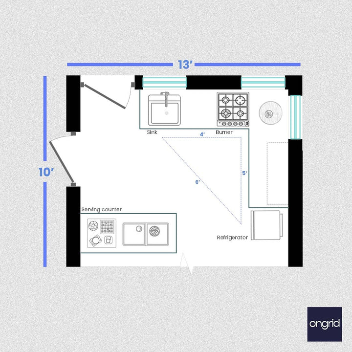 13x10 Luxury Stone Kitchen Design ongrid.design