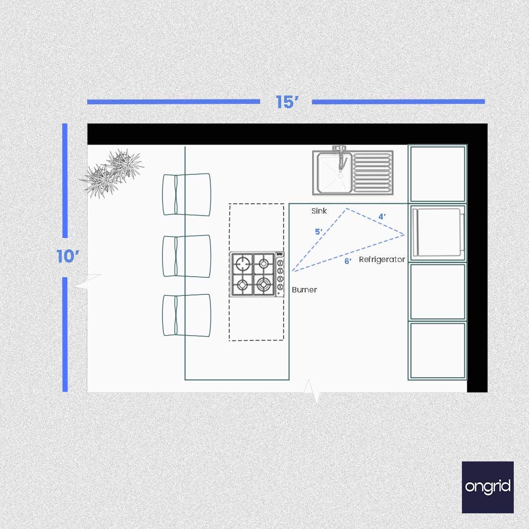 Sleek and Functional: Modern Kitchen Design Inspirations | 15' x 10' ongrid.design