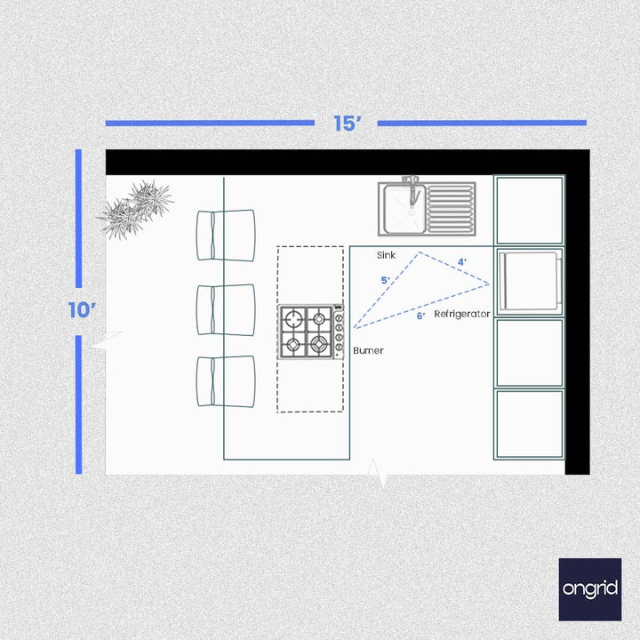 Sleek and Functional: Modern Kitchen Design Inspirations | 15' x 10' ongrid.design