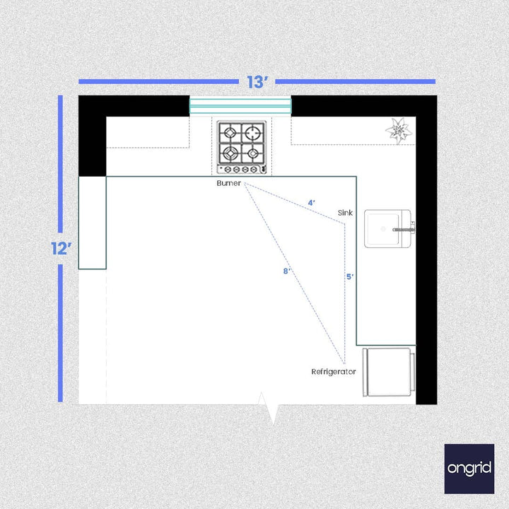 Victorian Kitchen Design: Classic and Elegant | 13' x 13' ongrid.design