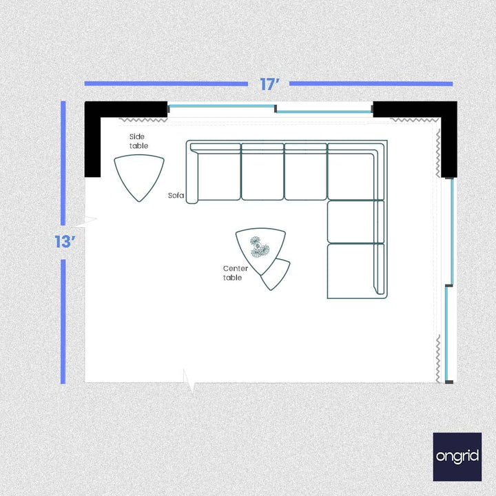 Luxurious Living Room Decor with 3-Seater Pink Upholstered Sofa | Ongrid Design ongrid.design