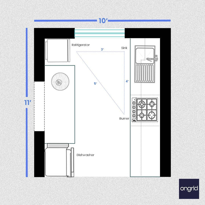 French Country Kitchen Design: Elegant and Rustic | 11' x 10' ongrid.design