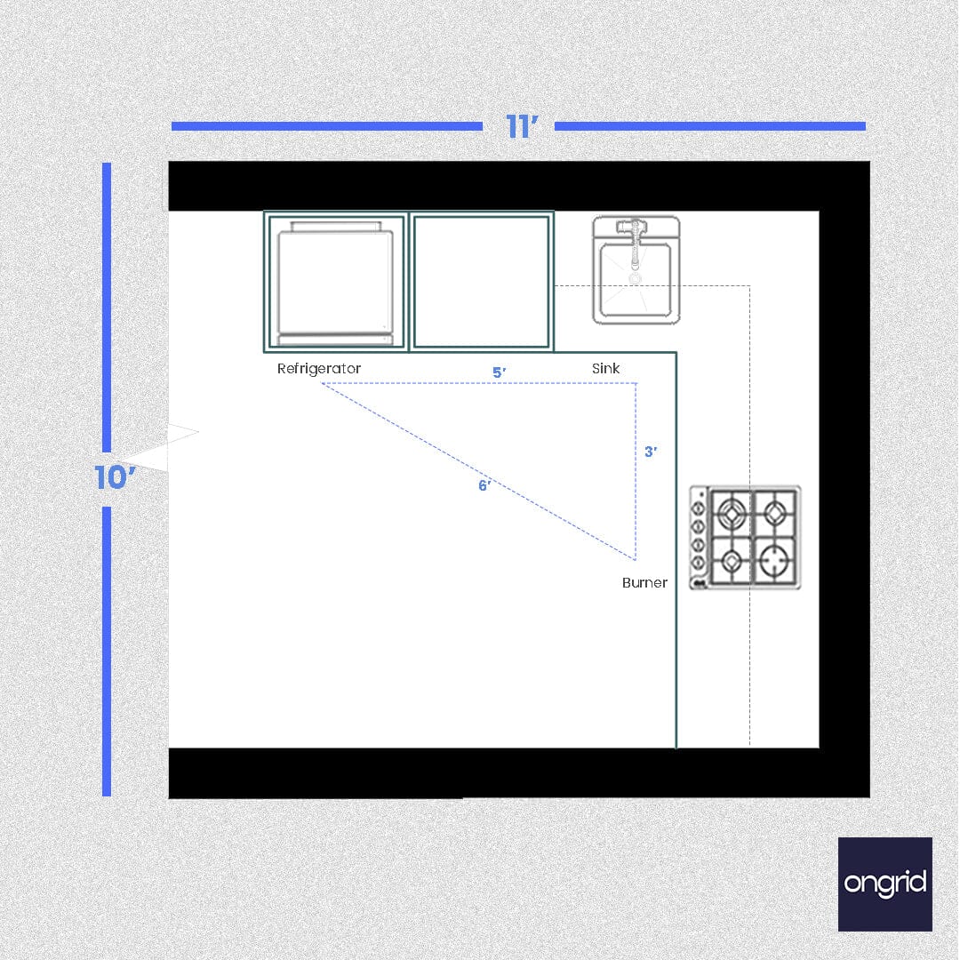 Gourmet Kitchen Design: For the Passionate Cook | 11' x 10' ongrid.design
