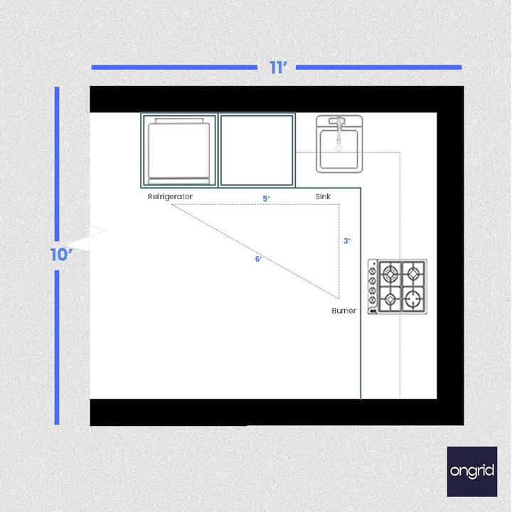 Gourmet Kitchen Design: For the Passionate Cook | 11' x 10' ongrid.design