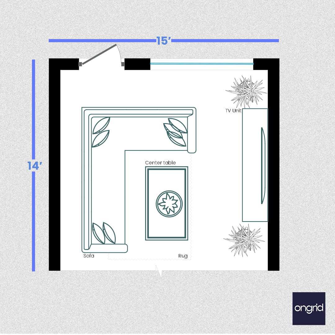 IKEA Living Room Ideas for a Scandinavian Touch in a 15x14 Space | Ongrid Design ongrid.design