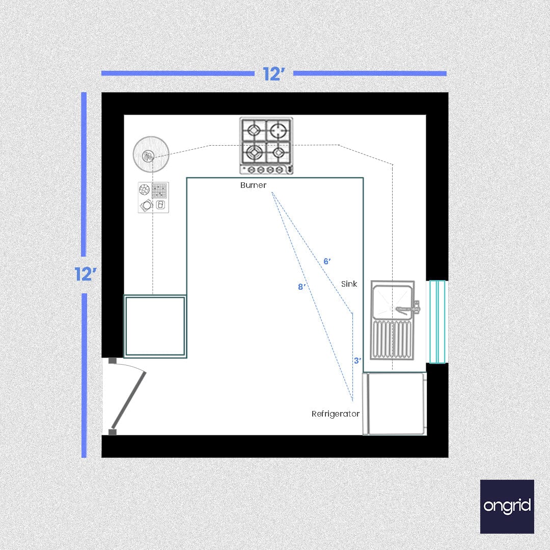 Farmhouse Kitchen Design: Rustic and Homely | 12' x 12' ongrid.design