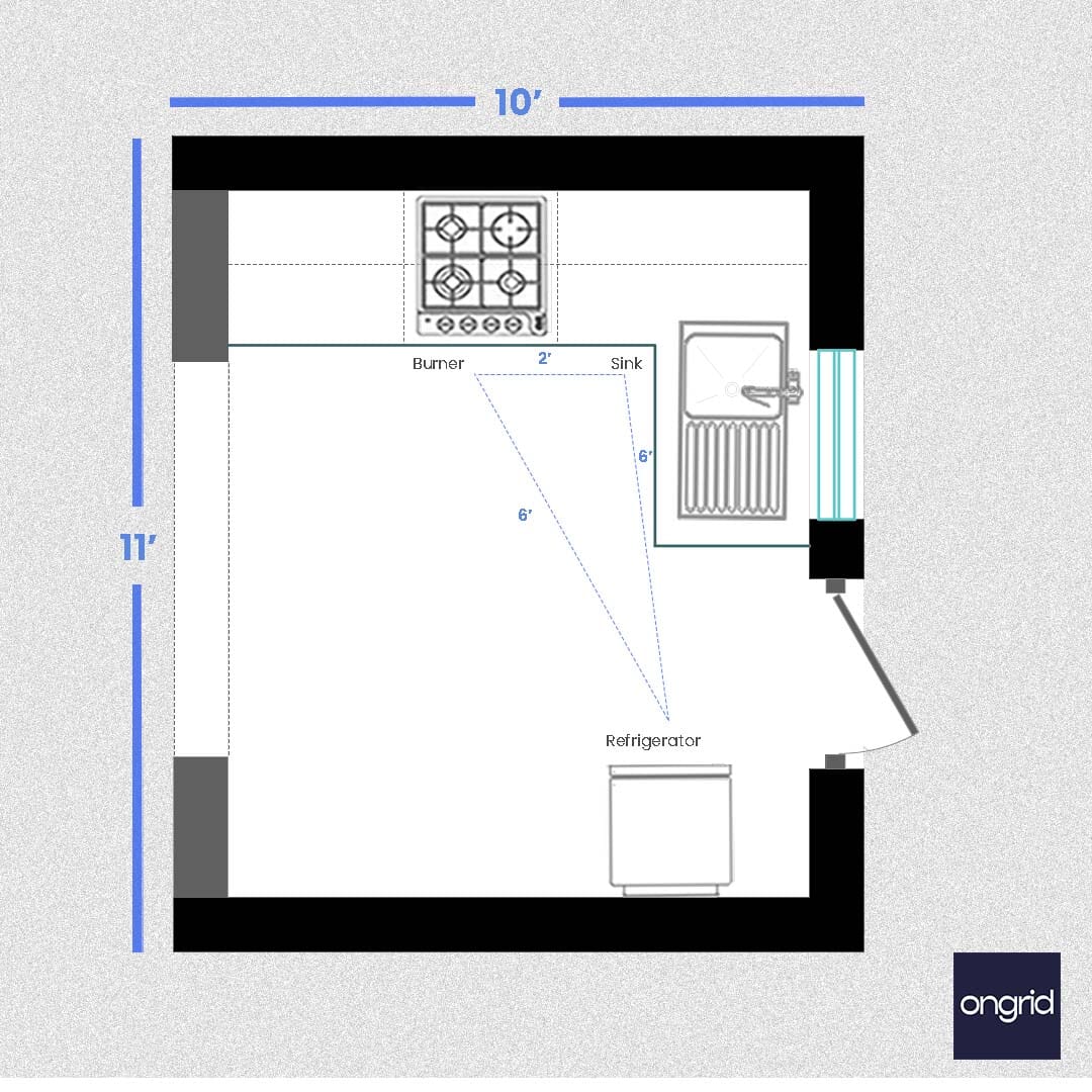 Italian Kitchen Design: Warm and Inviting | 11' x 10' ongrid.design
