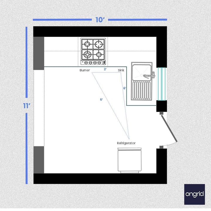 Italian Kitchen Design: Warm and Inviting | 11' x 10' ongrid.design