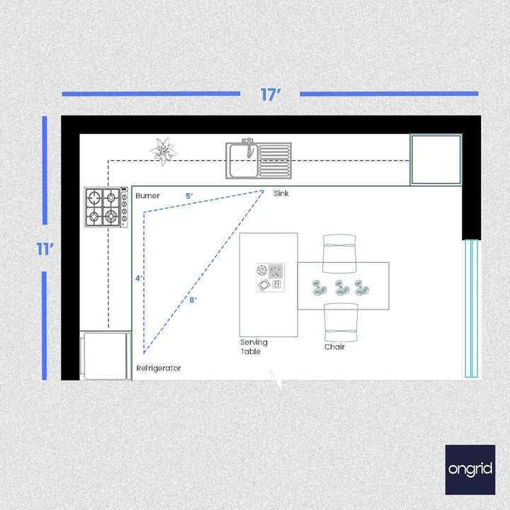 Rustic Charm Kitchen Design: Warm and Welcoming | 17' x 11' ongrid.design
