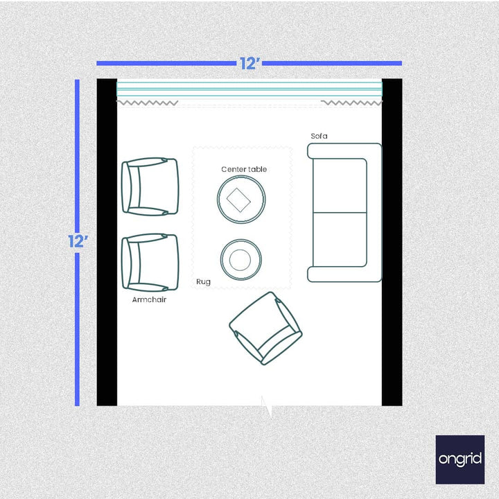 12x12 Living Room: False Ceiling Designs for a Majestic Space | Ongrid Design ongrid.design