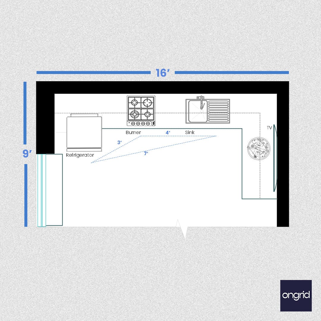 Coastal Kitchen Design: Bright and Breezy | 16' x 9' ongrid.design