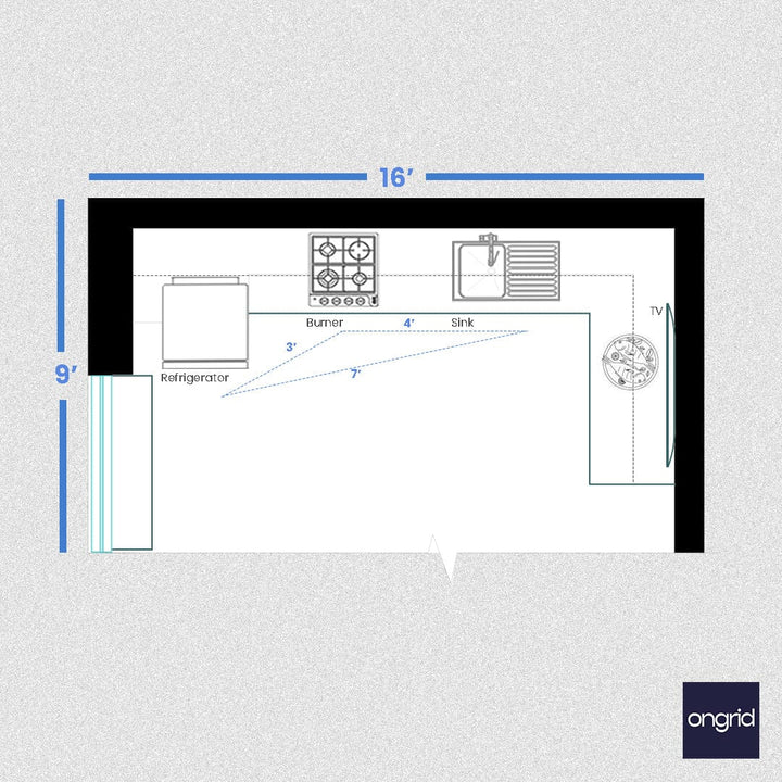 Coastal Kitchen Design: Bright and Breezy | 16' x 9' ongrid.design