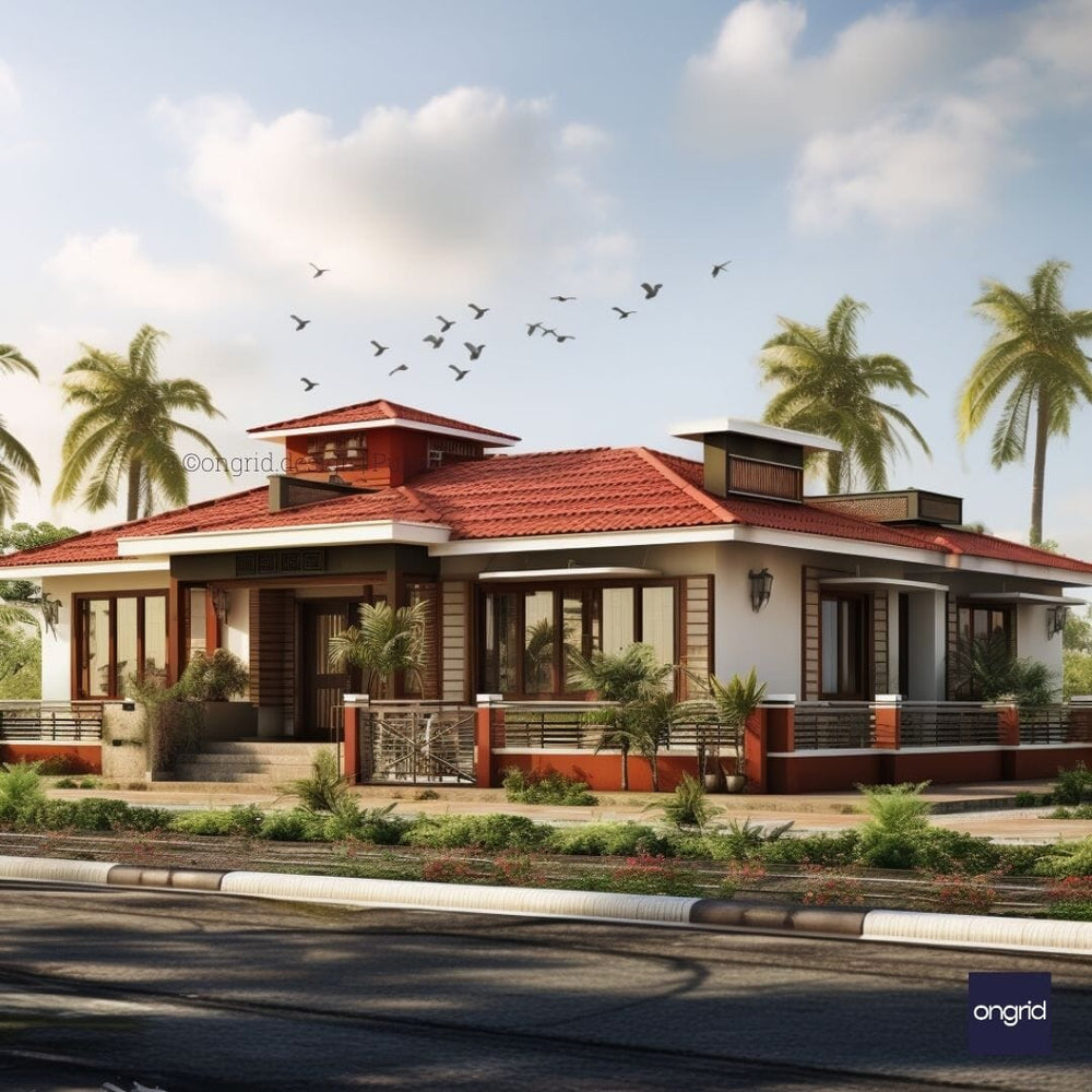 Bungalow-Style Single-Floor Home Design E-books Ongrid Design
