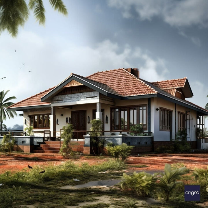 The Quintessential Single-Floor Indian Home: A Fusion of Tradition & Modernity E-books Ongrid Design