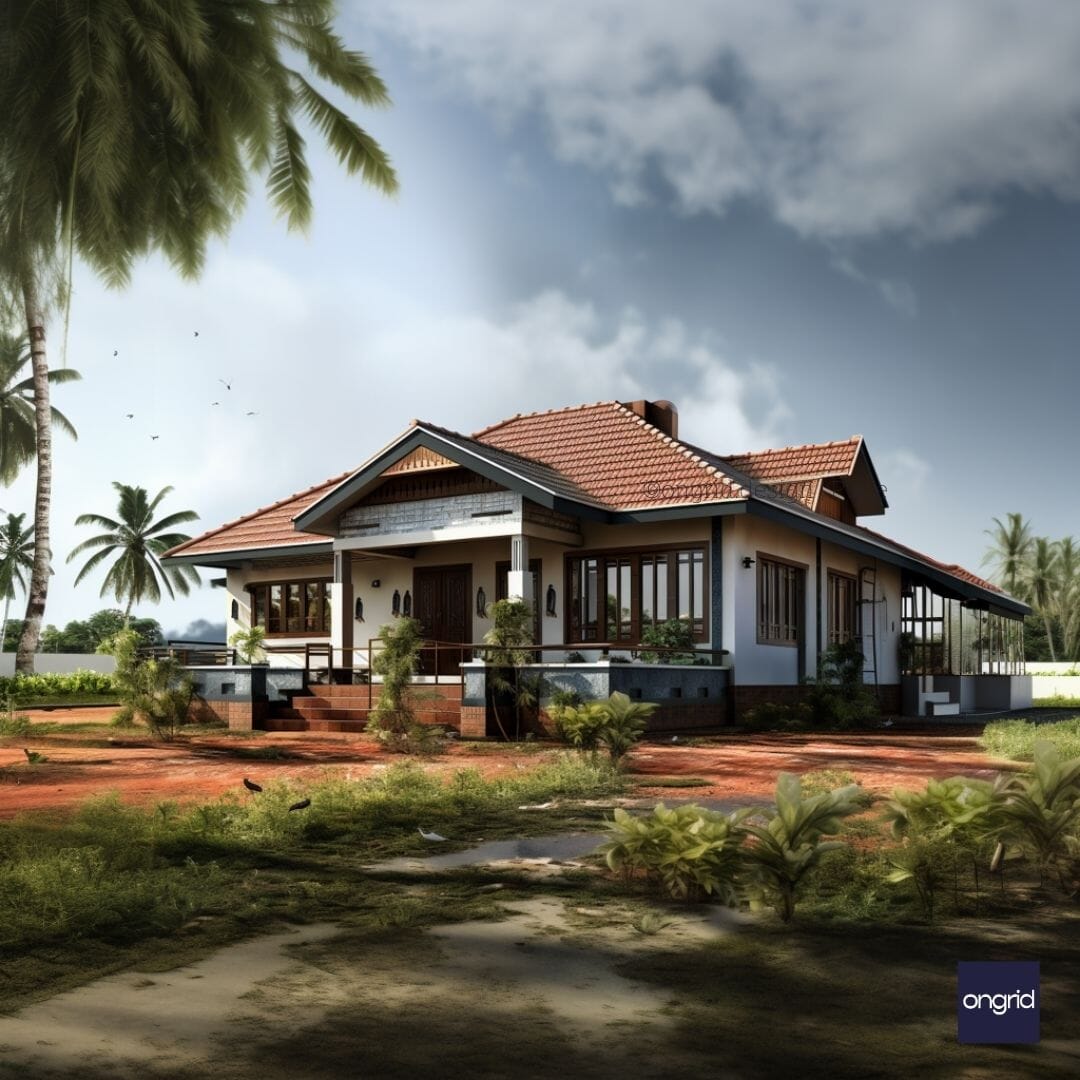 The Quintessential Single-Floor Indian Home: A Fusion of Tradition & Modernity E-books Ongrid Design