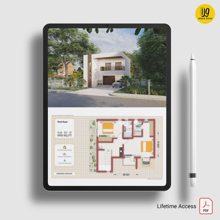 Urban Duplex Style Home Plan Print Books Ongrid.Design