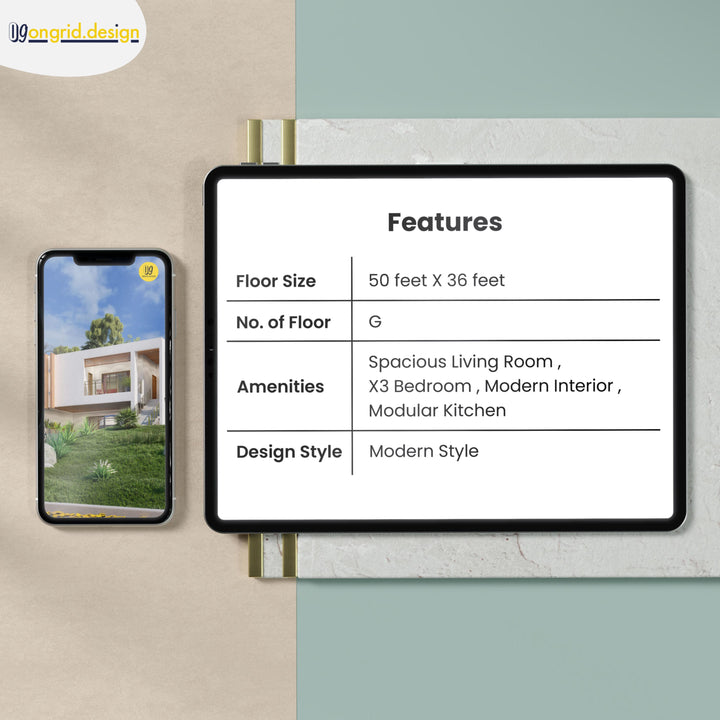 Luxury Villa Style Home Plan Print Books Ongrid.Design