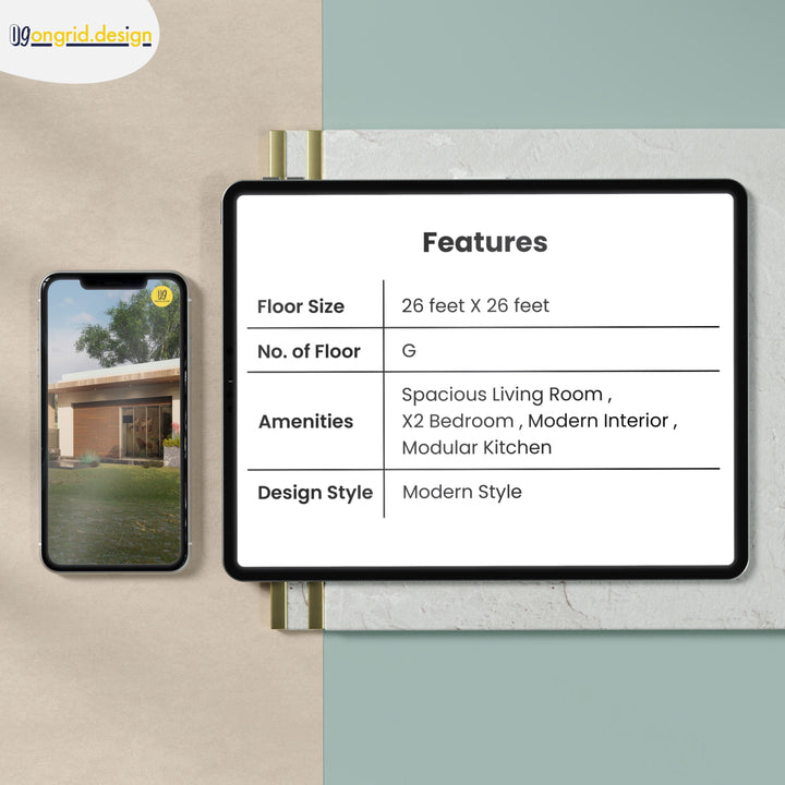 Simplex Style House Plan Print Books Ongrid.Design