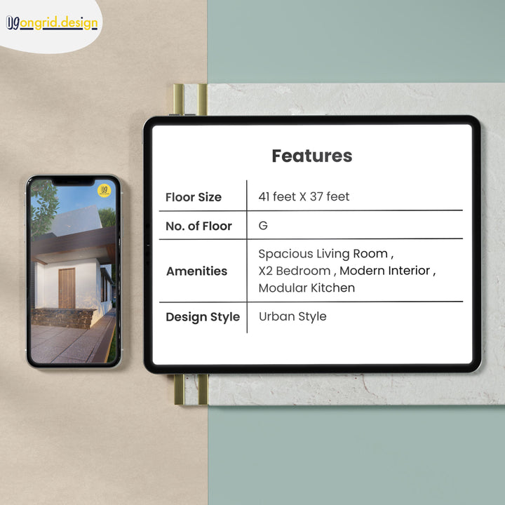 Lavish Simplex Style Home Plan Print Books Ongrid.Design