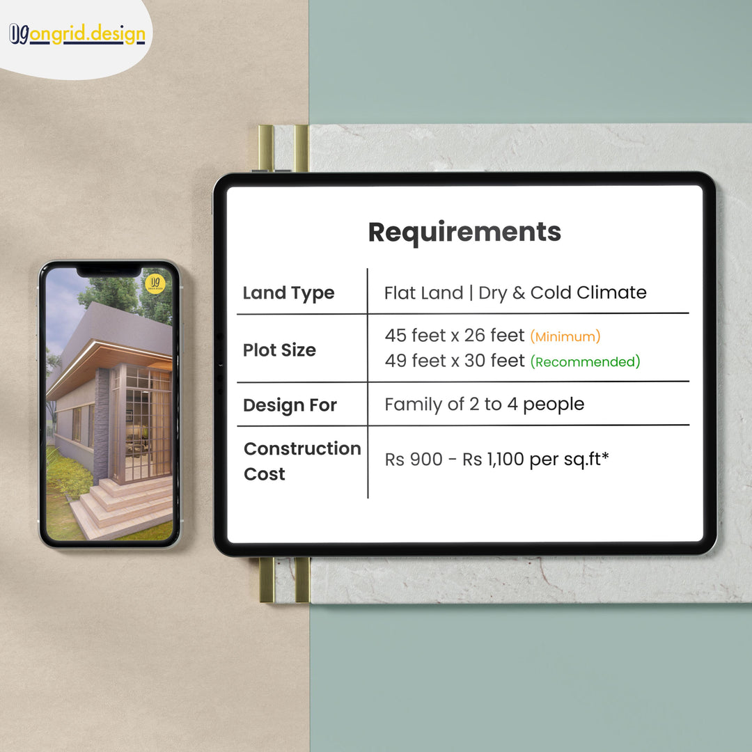 Simple Design Style House Plan Print Books Ongrid.Design