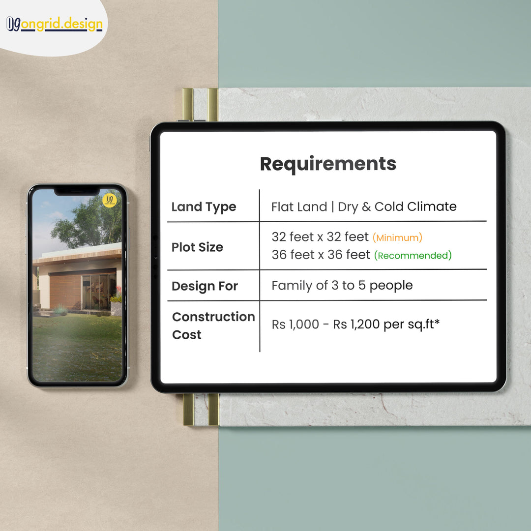 Simplex Style House Plan Print Books Ongrid.Design