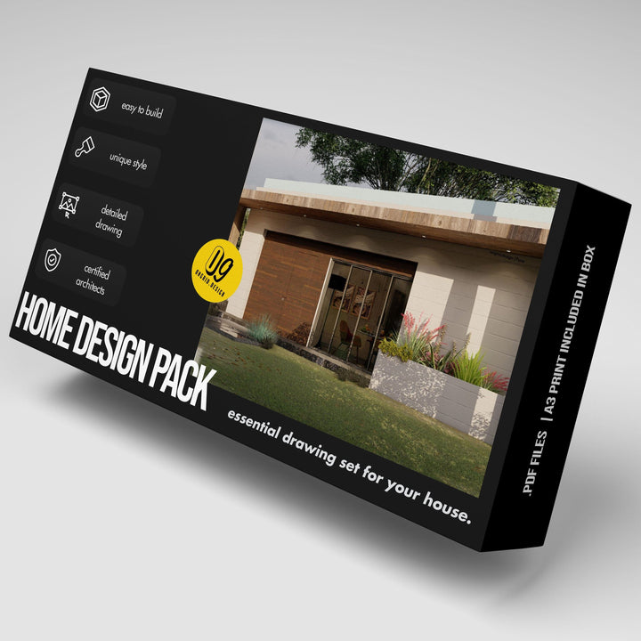 Simplex Style House Plan Print Books Ongrid.Design