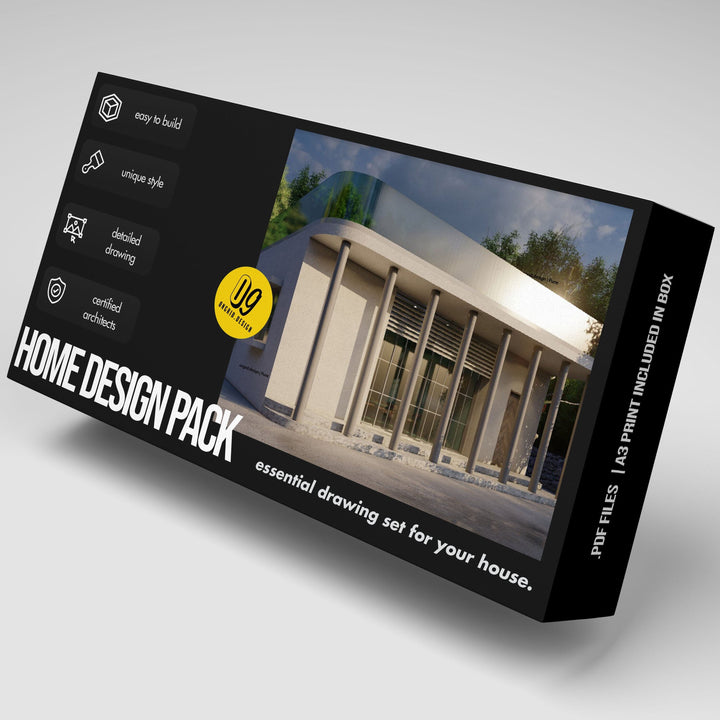 Classical Style Design Home Plan Print Books Ongrid.Design